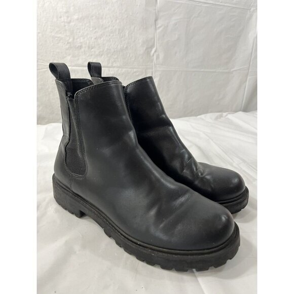 Divided H&M Black combat boot size 7 - Picture 1 of 11
